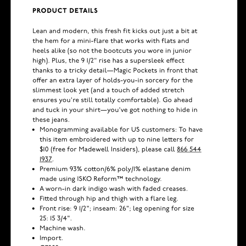 MADEWELL Cali Demi-Boot Jeans: Raw-Hem Edition - Picture 10 of 10